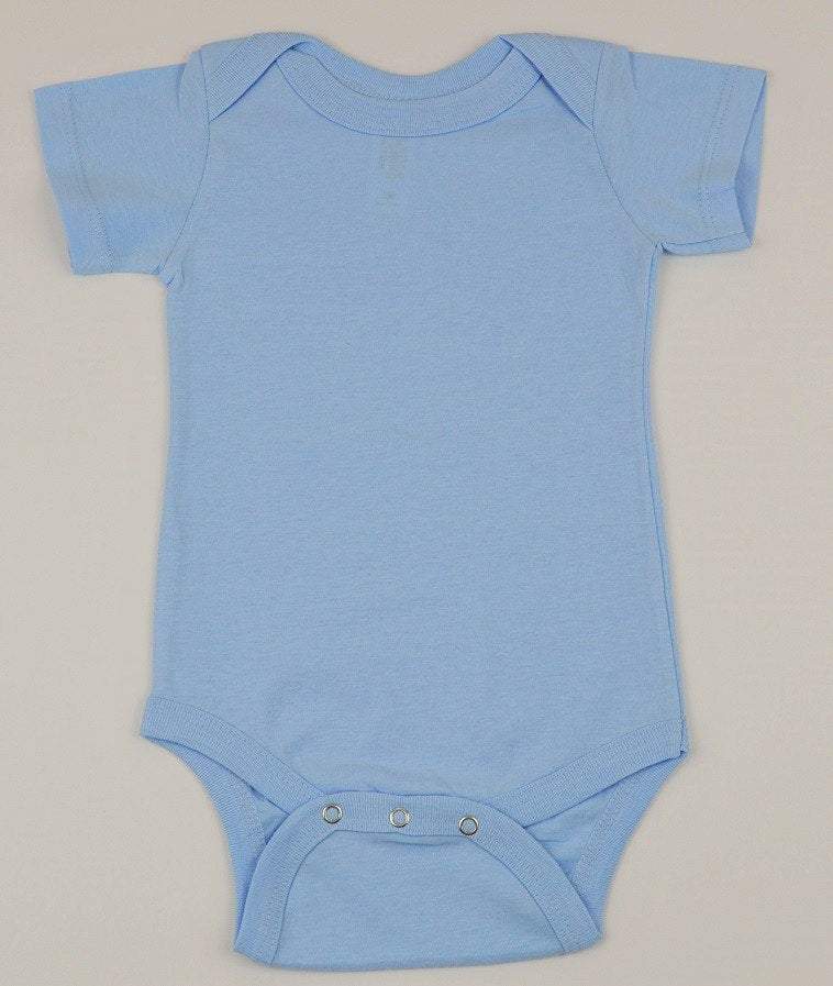 Personalized Baby Onesie Slagan's Creations Blue 